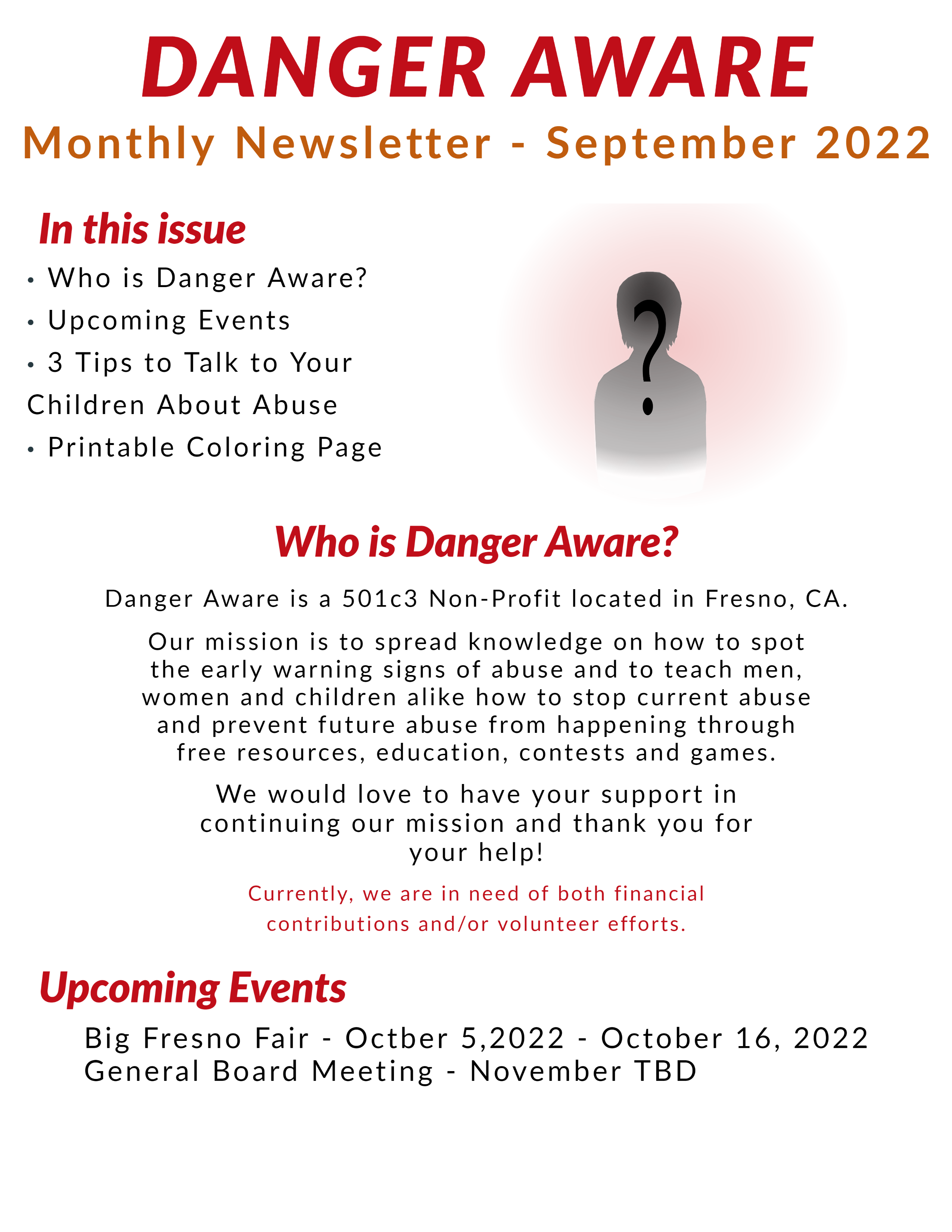 September 2022 Newsletter.