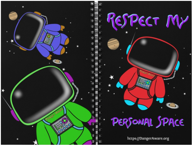 Respect My Personal Space Notebook